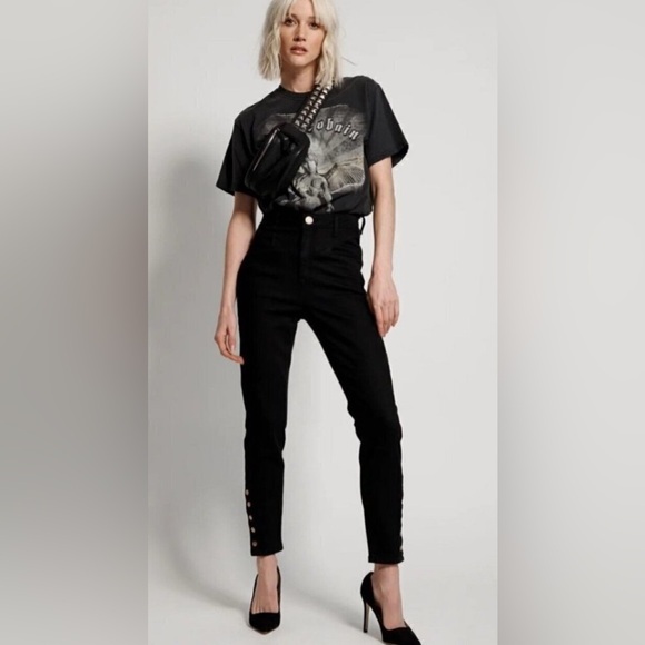 ONE TEASPOON - Black Swan Preachers High Waist Skinny Jeans - NEW - Picture 1 of 6